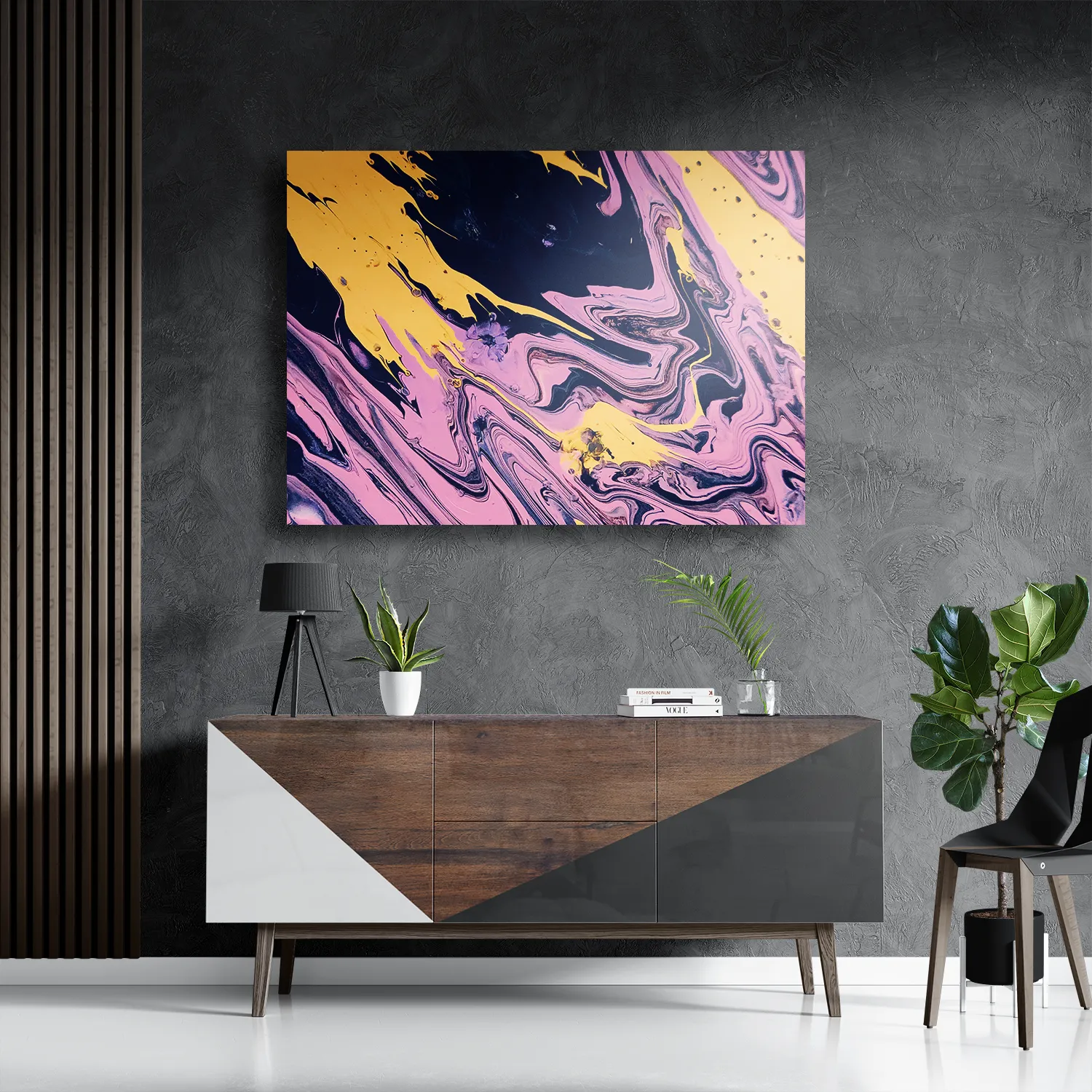 Schilderij Moderne Kunst Rechthoek Horizontaal Template DB 50 70 Horizontaal Abstract 36 3