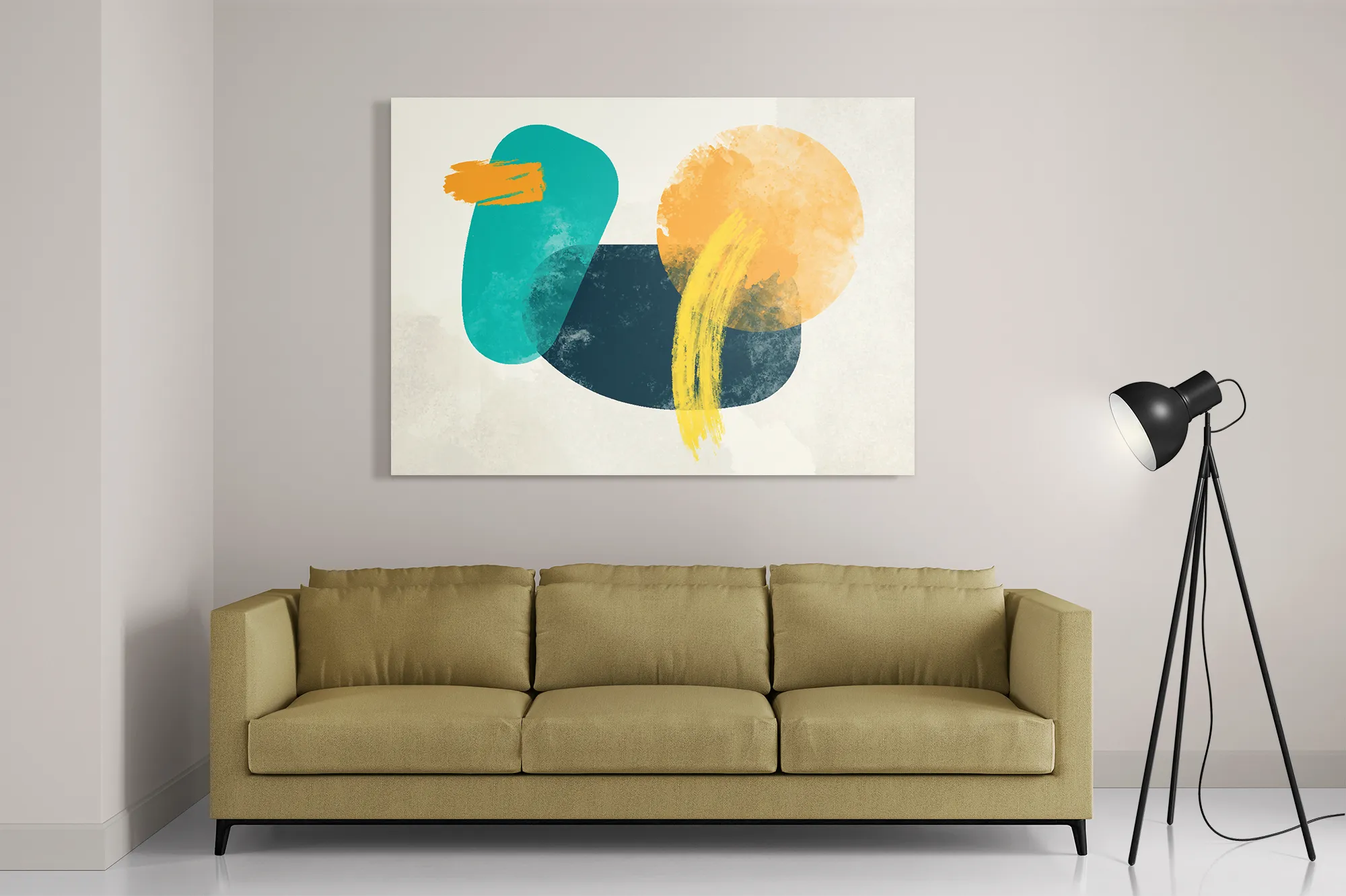 Schilderij Kleurrijk Abstract 01 Rechthoek Horizontaal Template DB 50 70 Horizontaal Abstract 43 2