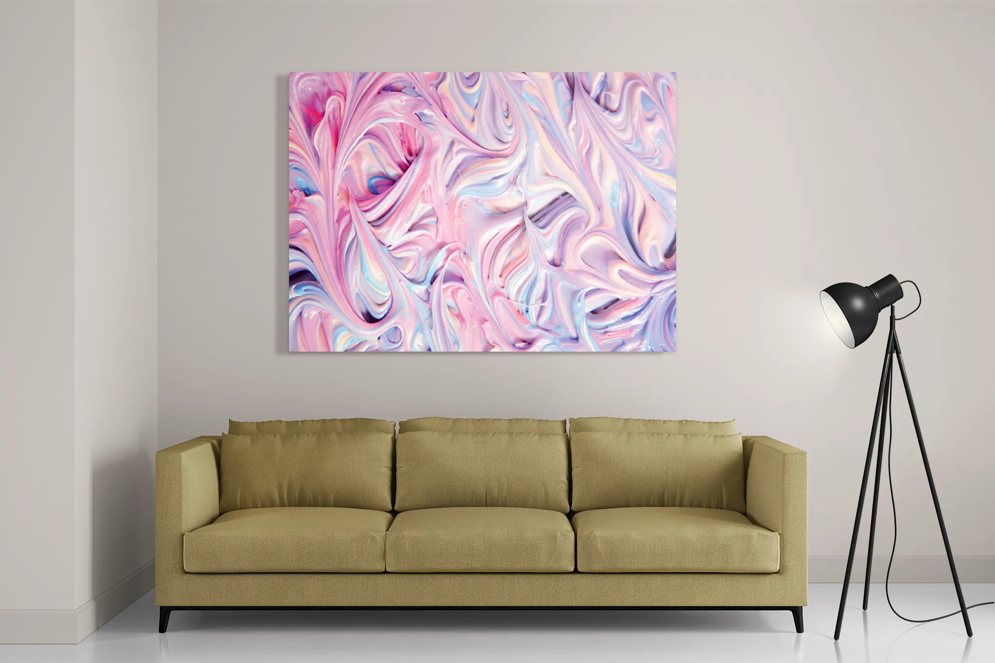 Schilderij Statisfying Art Roze Rechthoek Horizontaal Template DB 50 70 Horizontaal Abstract 45 2