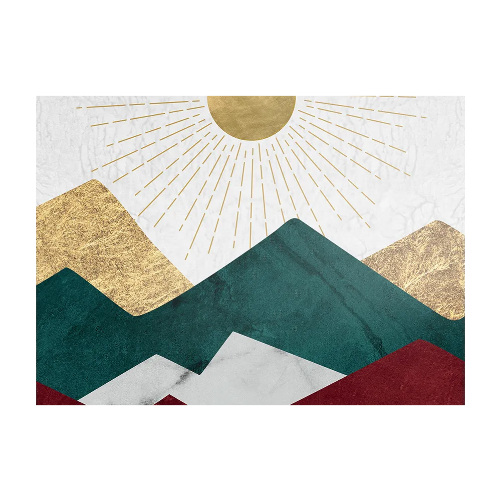 Schilderij Kleurrijke Bergen 02 Rechthoek Horizontaal Template DB 50 70 Horizontaal Abstract 52 1