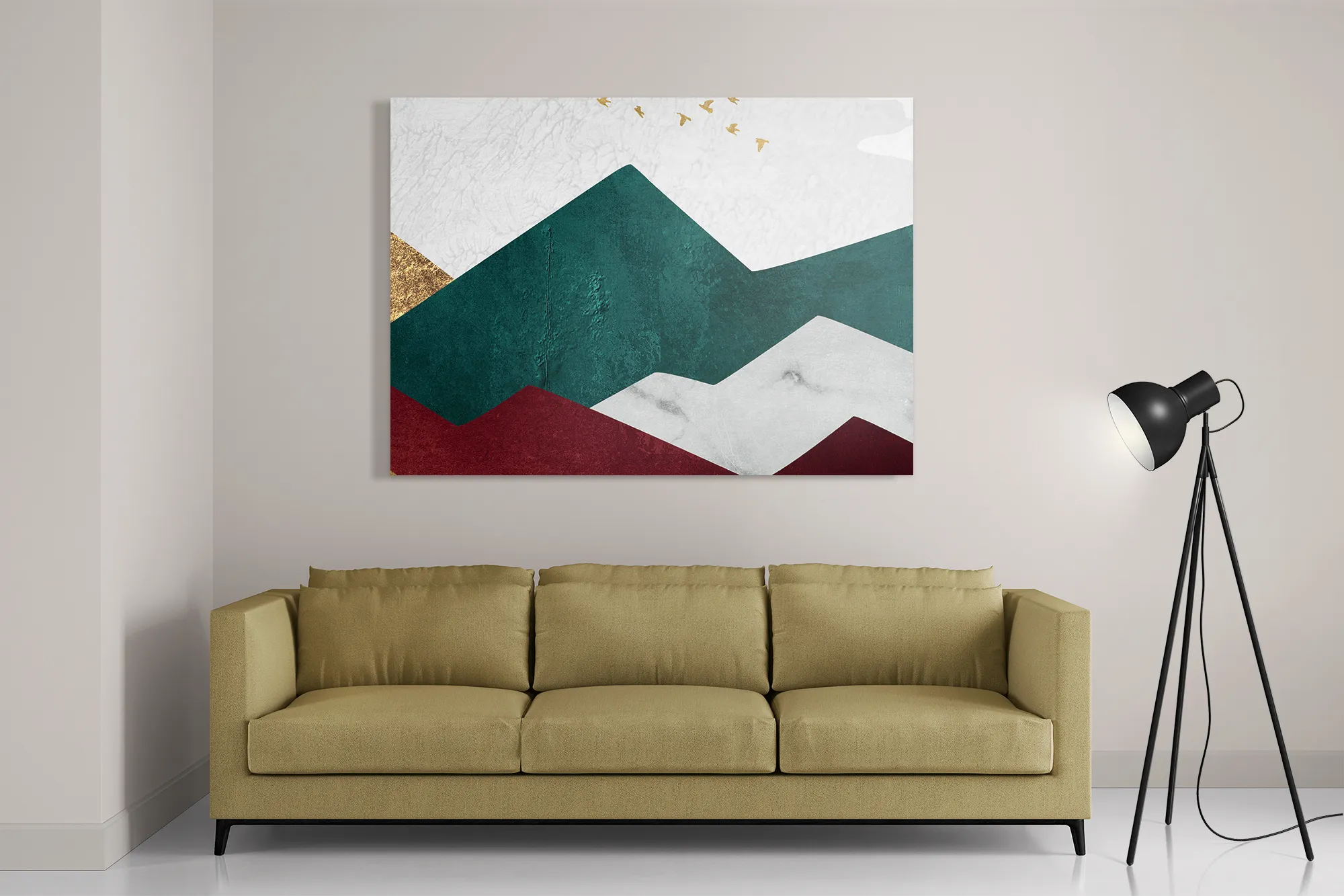 Schilderij Kleurrijke Bergen 03 Rechthoek Horizontaal Template DB 50 70 Horizontaal Abstract 80 2