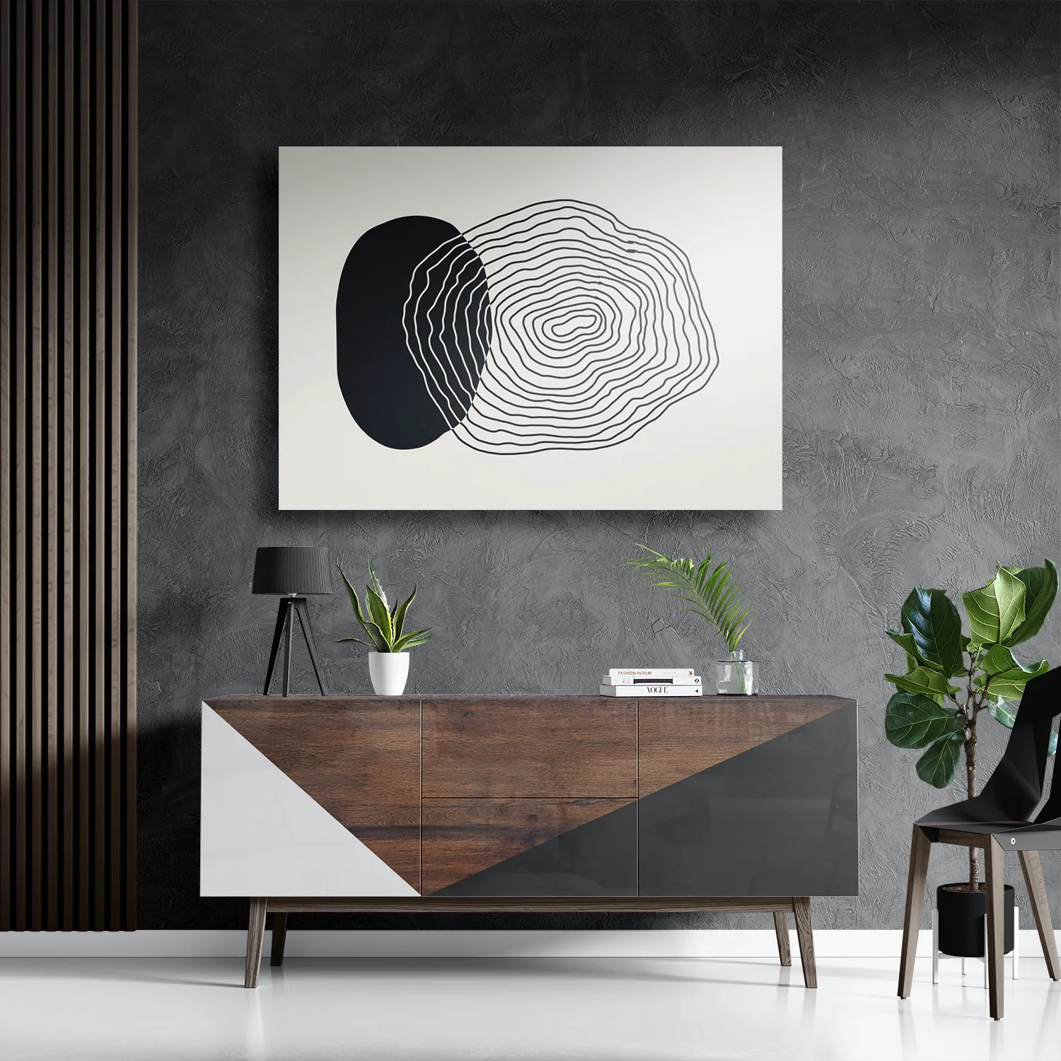 Schilderij De Innerlijke Rust 03 Rechthoek Horizontaal Template DB 50 70 Horizontaal Abstract 90 3