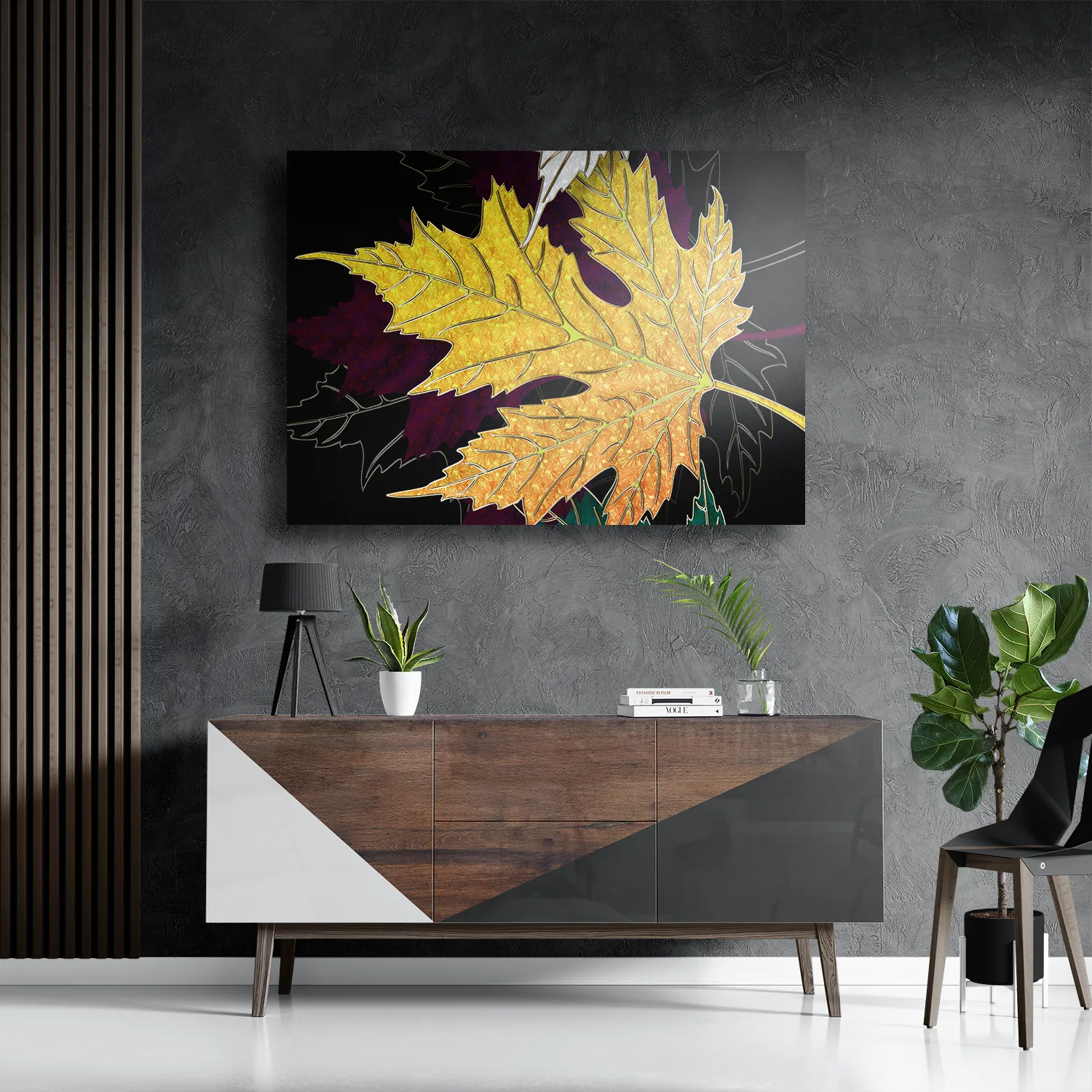 Template_DB_50-70_Horizontaal_Abstract_95-3 Schilderij Het Blad Van De Boom Kunst 03 Rechthoek Horizontaal Template DB 50 70 Horizontaal Abstract 95 3