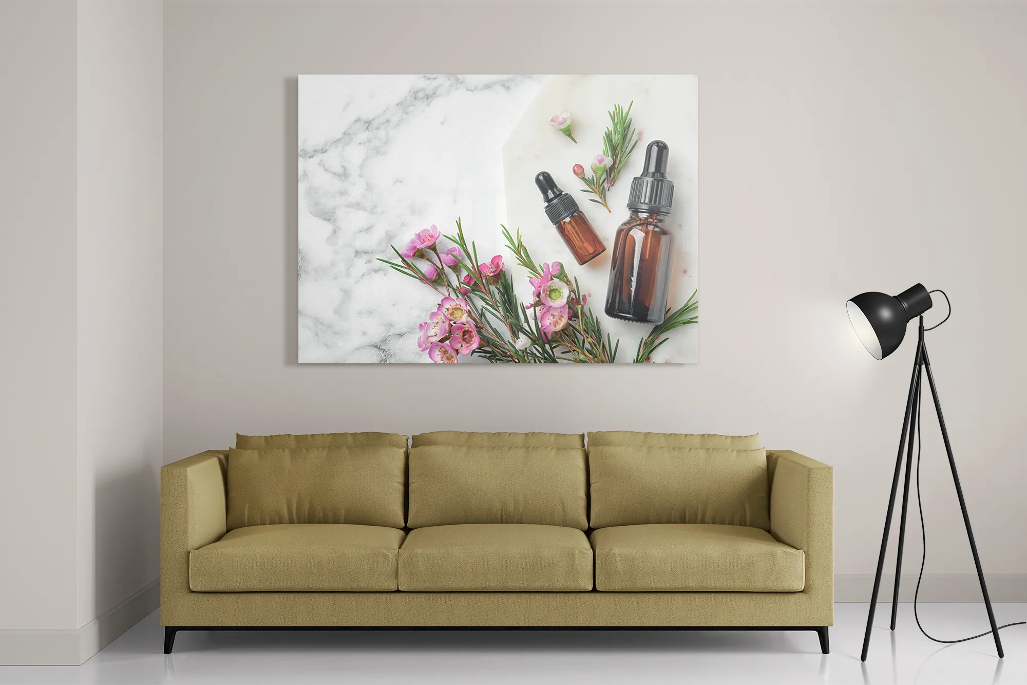 Schilderij Beautysalon Rozetinten Marmer Rechthoek Horizontaal Template DB 50 70 Horizontaal Beauty 13 2