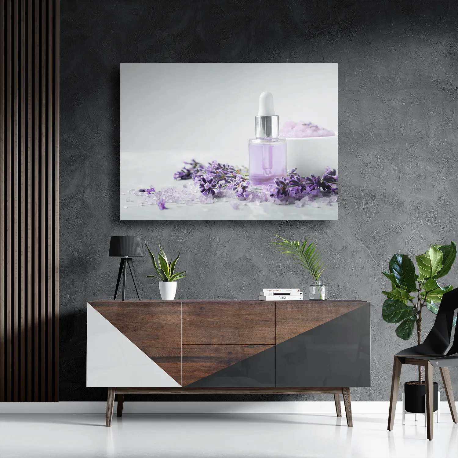 Schilderij Beautysalon Lavendel Marmer 02 Rechthoek Horizontaal Template DB 50 70 Horizontaal Beauty 14 3