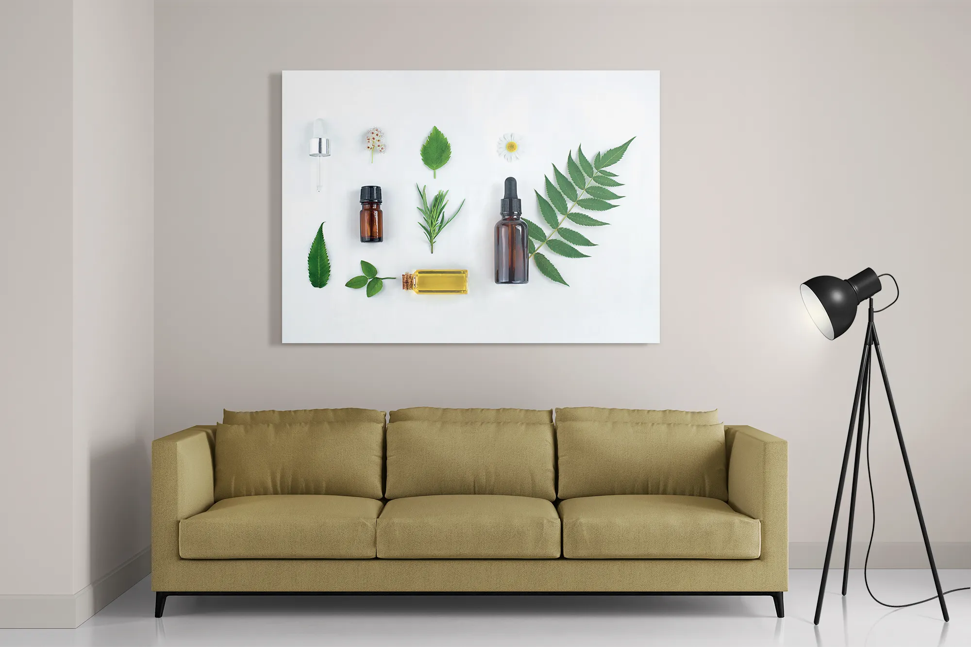 Schilderij Beautysalon Wit Rechthoek Horizontaal Template DB 50 70 Horizontaal Beauty 17 2