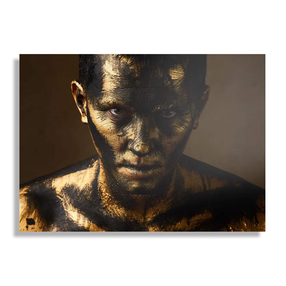 Schilderij Golden Men Rechthoek Horizontaal Template DB 50 70 Horizontaal Beauty 9 1