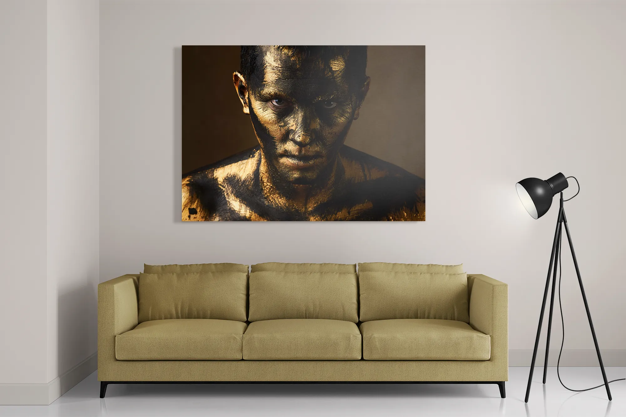 Schilderij Golden Men Rechthoek Horizontaal Template DB 50 70 Horizontaal Beauty 9 2