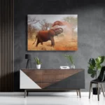 Schilderij Wilde Olifant Rechthoek Horizontaal Template DB 50 70 Horizontaal Dieren 17 3