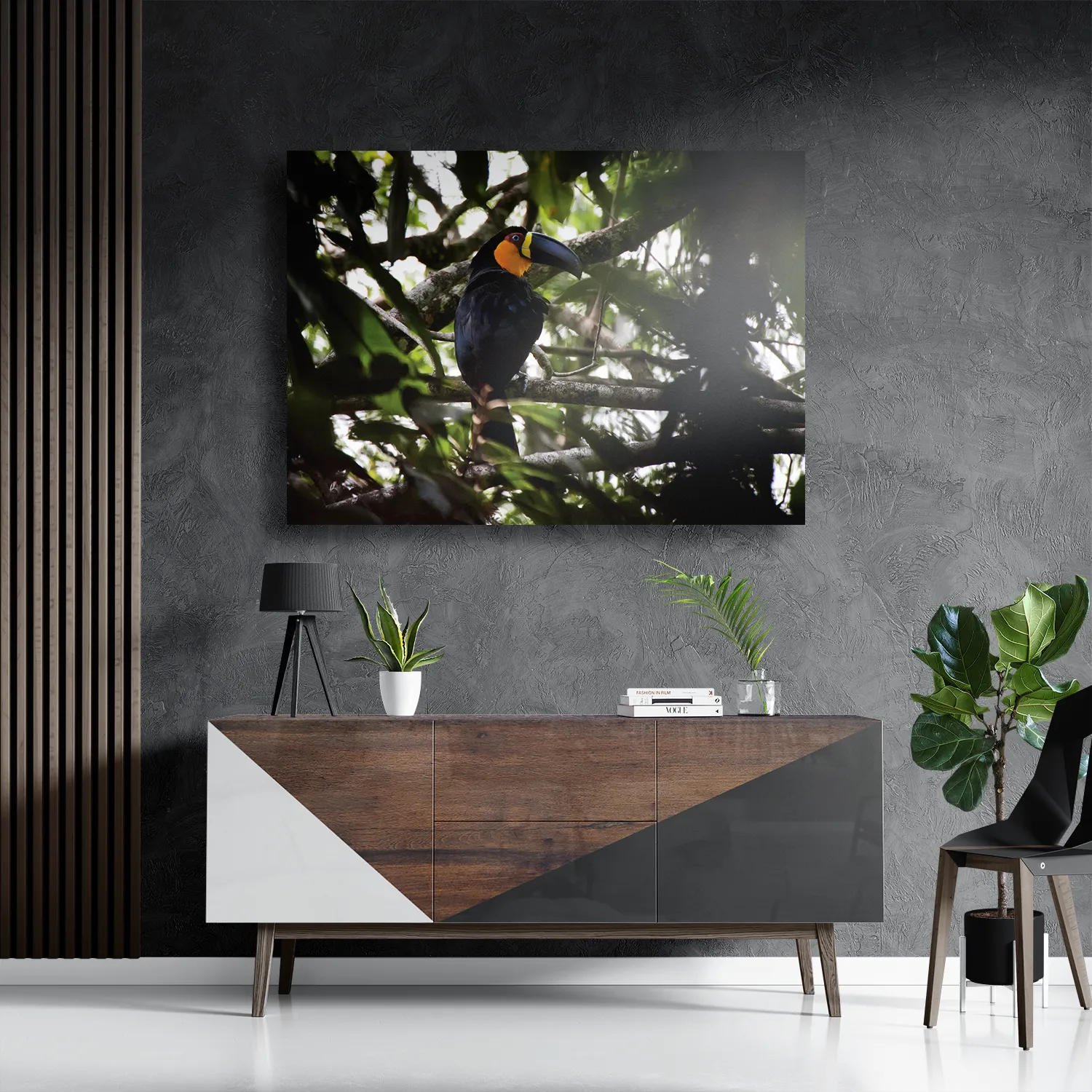 Template_DB_50-70_Horizontaal_Dieren_37-3 Schilderij De Toekan Rechthoek Horizontaal Template DB 50 70 Horizontaal Dieren 37 3