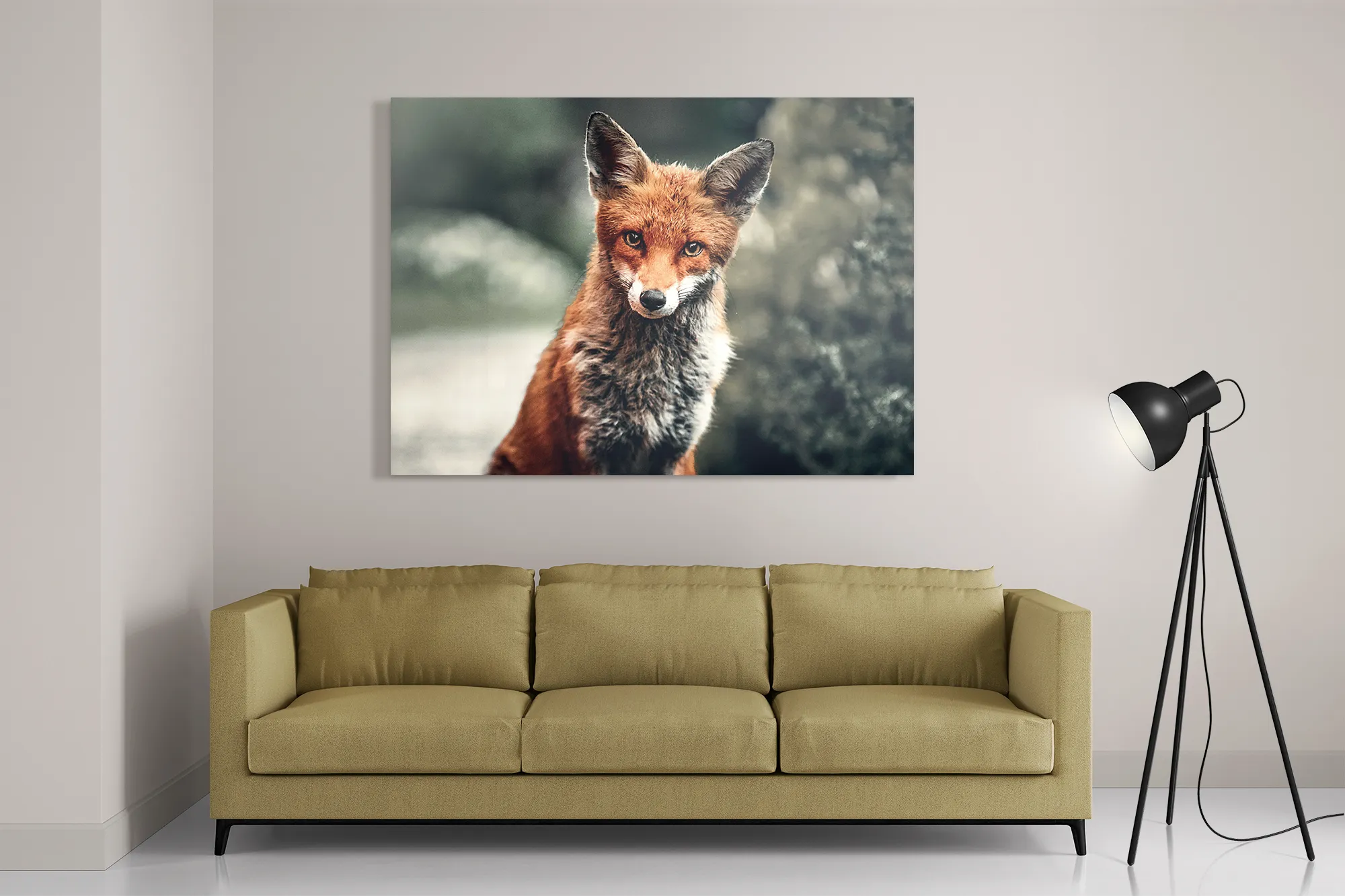 Schilderij Vosje In De Natuur Rechthoek Horizontaal Template DB 50 70 Horizontaal Dieren 4 2