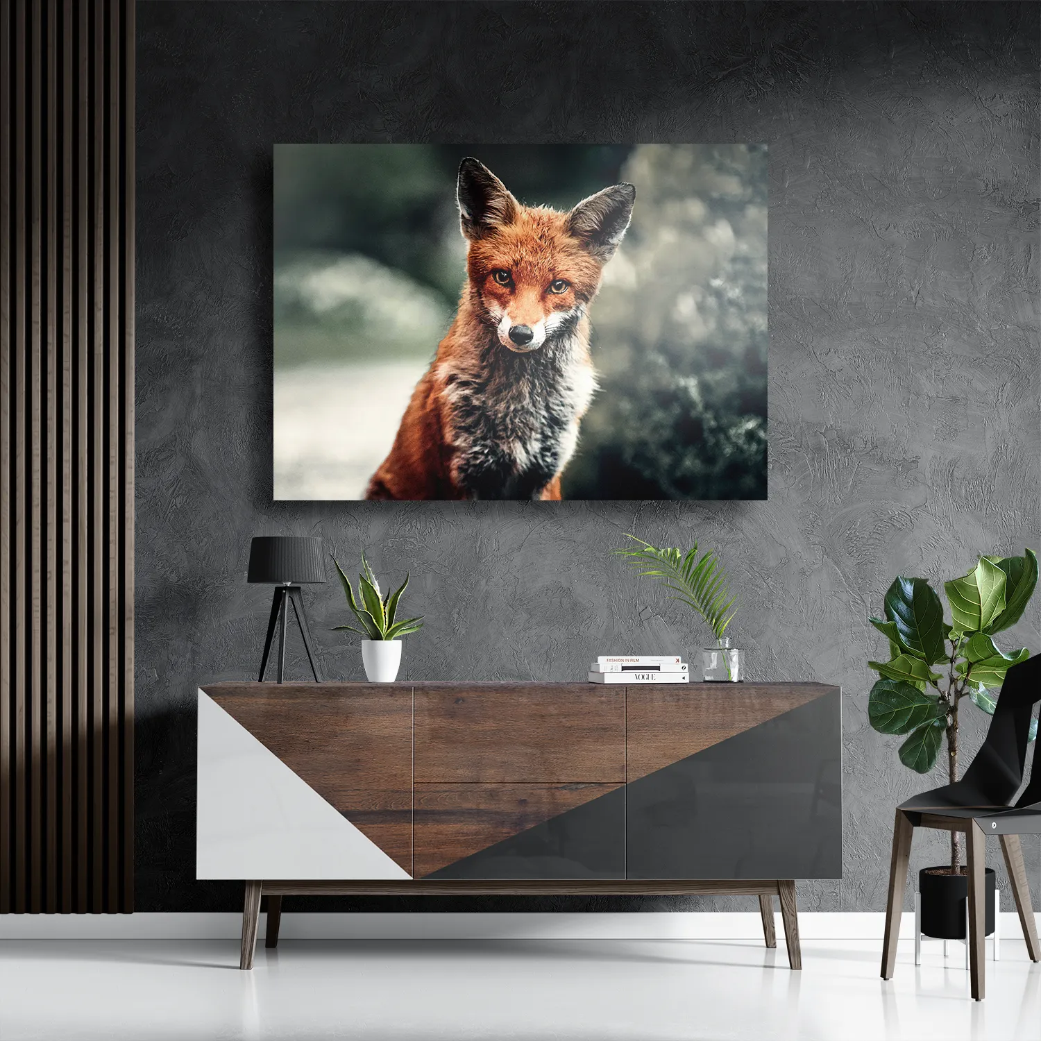 Schilderij Vosje In De Natuur Rechthoek Horizontaal Template DB 50 70 Horizontaal Dieren 4 3