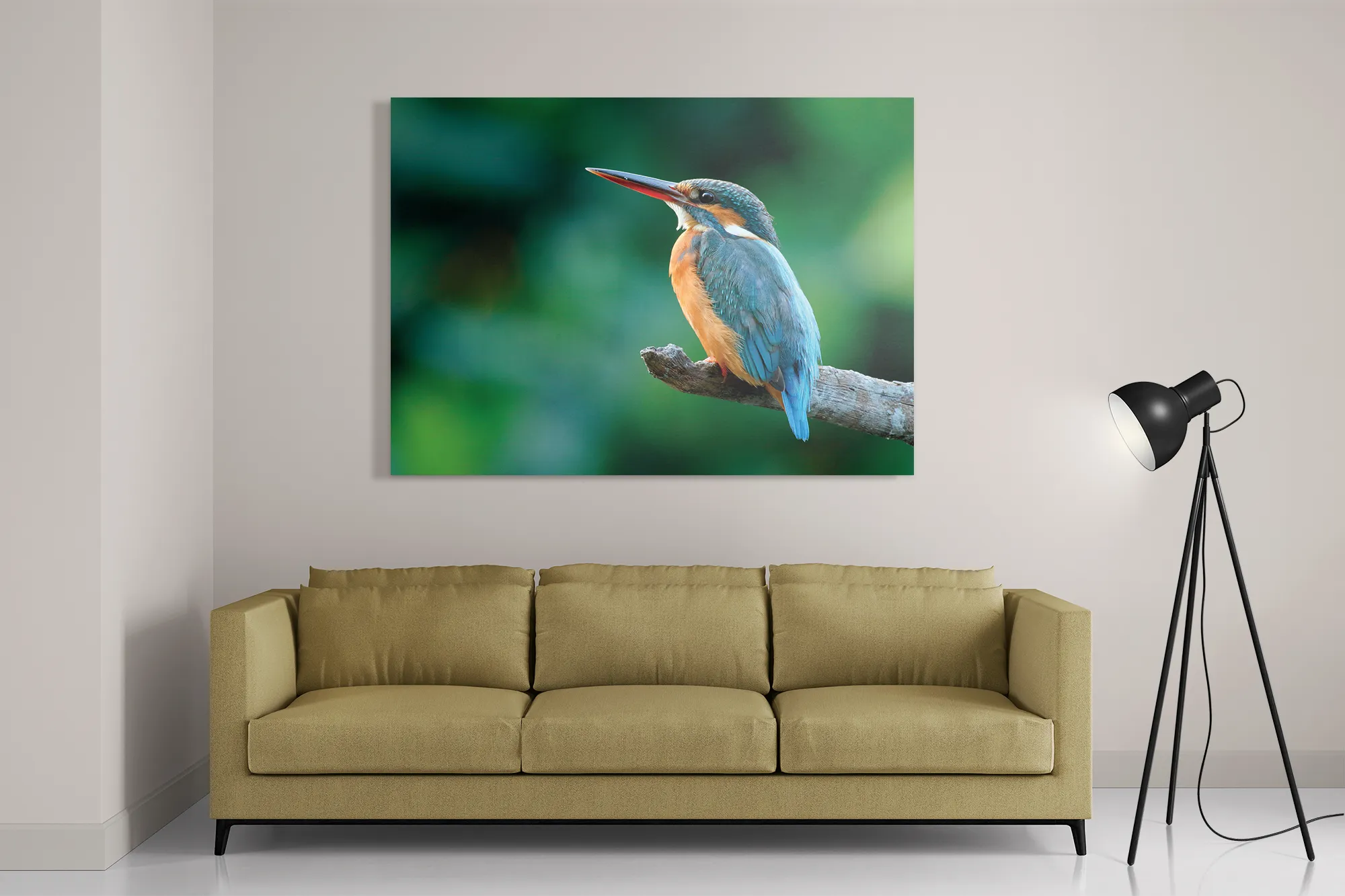 Schilderij De Ijsvogel Rechthoek Horizontaal Template DB 50 70 Horizontaal Dieren 51 2