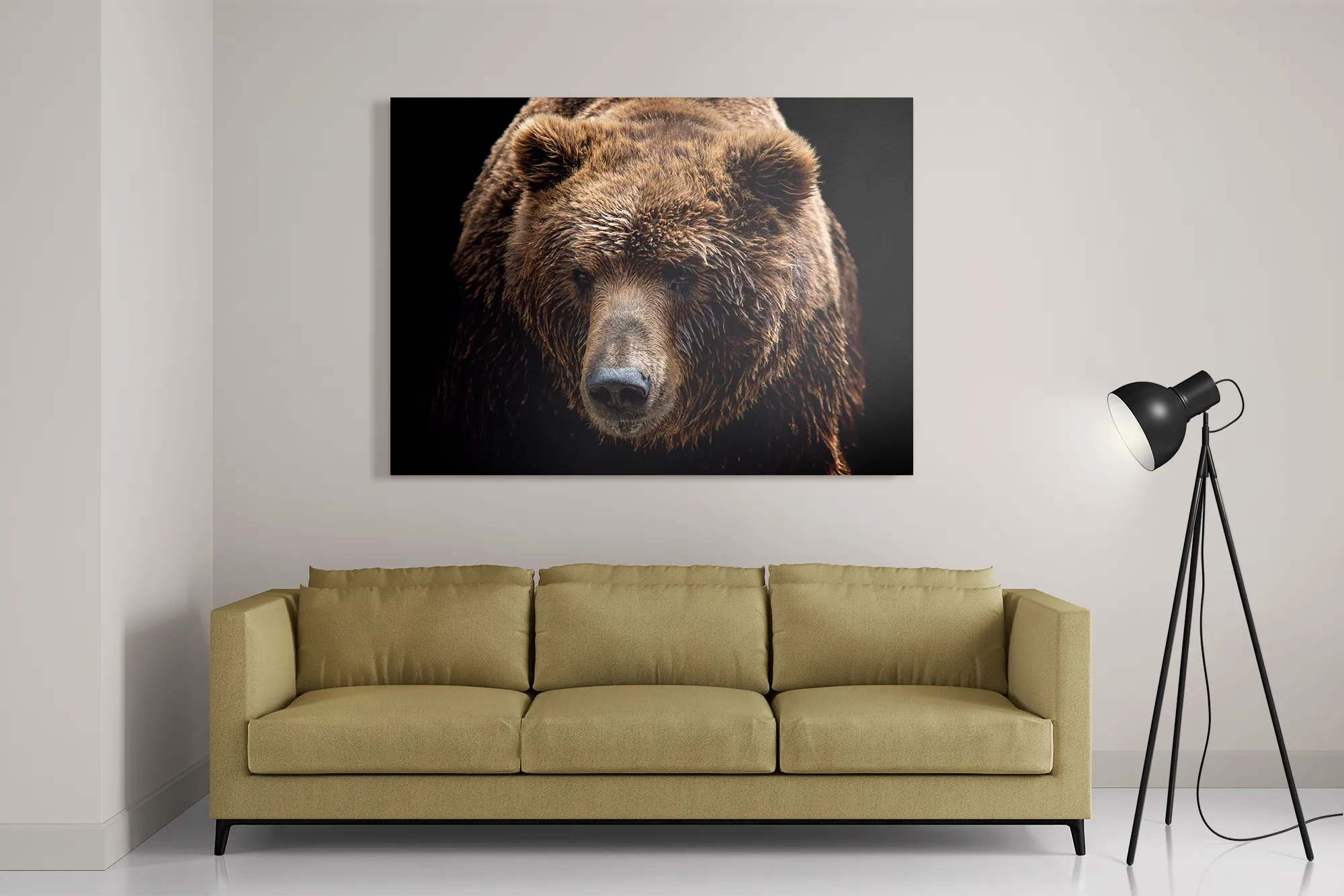 Template_DB_50-70_Horizontaal_Dieren_55-2 Schilderij De Bruine Beer Rechthoek Horizontaal Template DB 50 70 Horizontaal Dieren 55 2