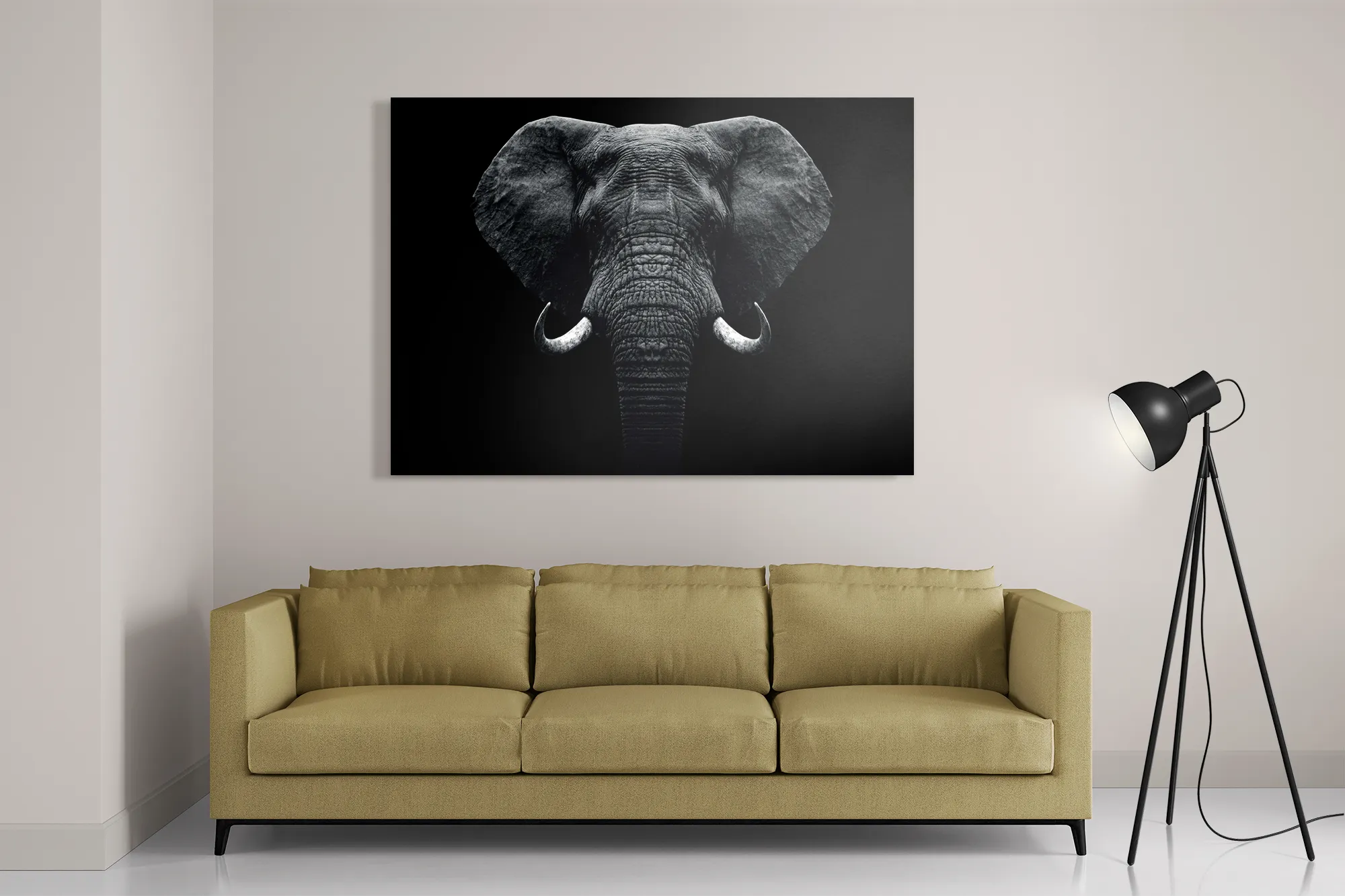 Schilderij Pandabeer Zwart Wit 01 Rechthoek Horizontaal Template DB 50 70 Horizontaal Dieren 57 2