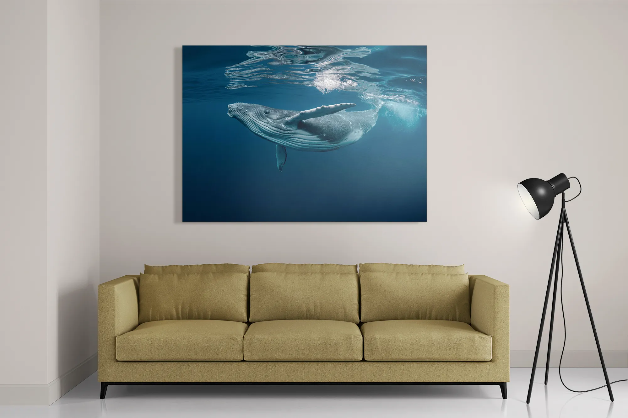 Schilderij De Walvis Rechthoek Horizontaal Template DB 50 70 Horizontaal Dieren 60 2