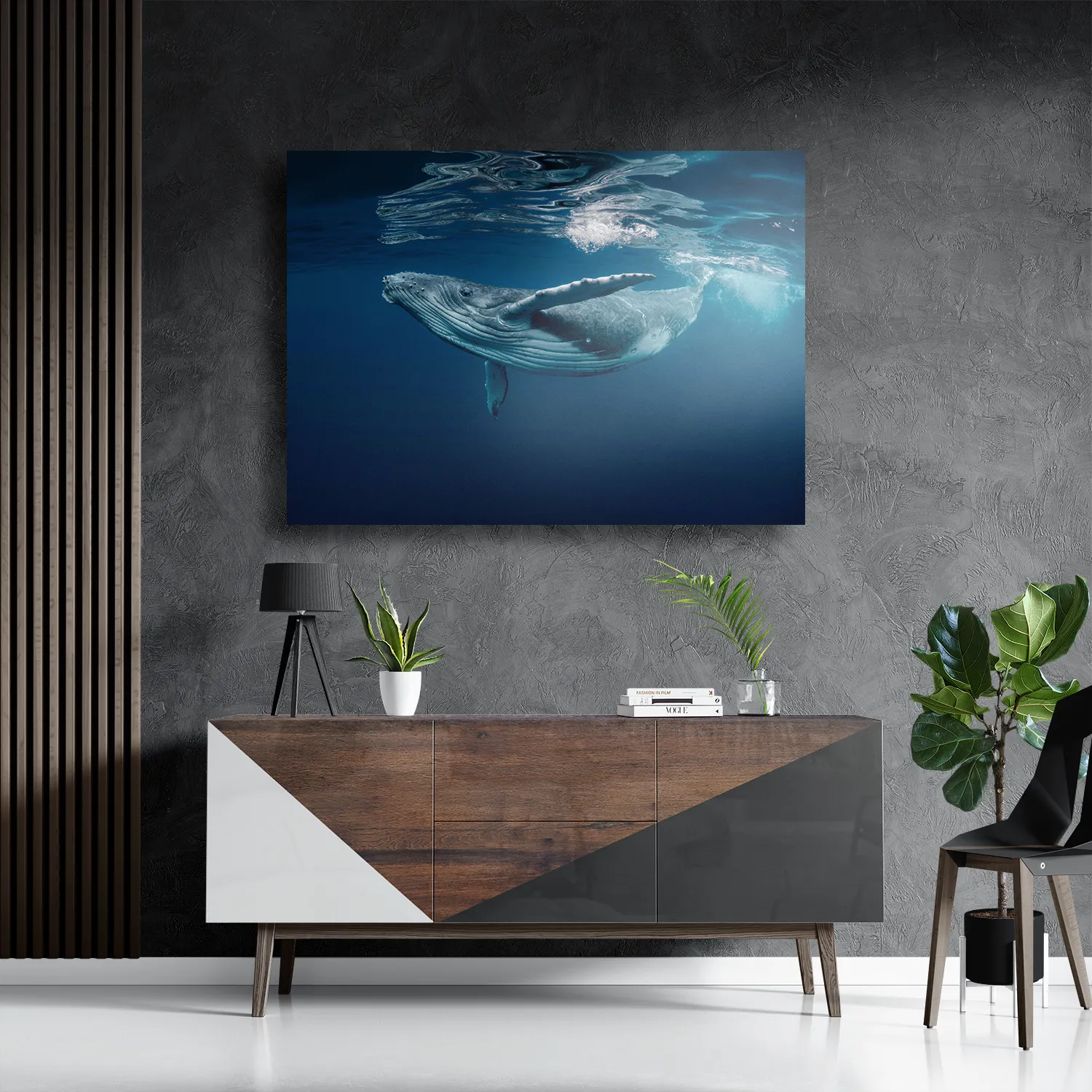 Schilderij De Walvis Rechthoek Horizontaal Template DB 50 70 Horizontaal Dieren 60 3