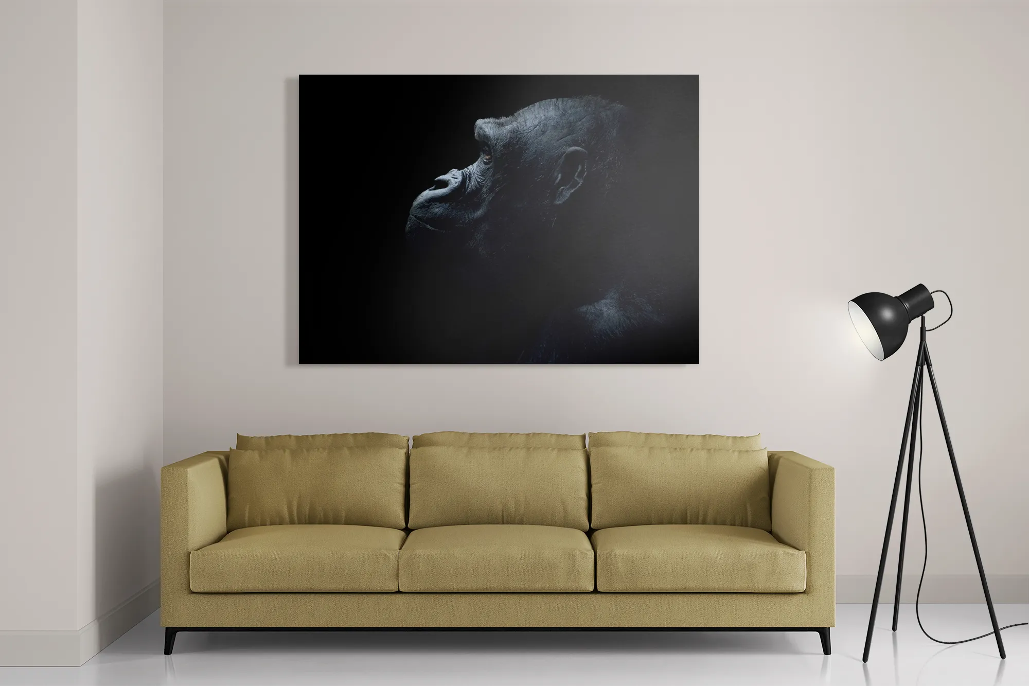 Template_DB_50-70_Horizontaal_Dieren_65-2 Schilderij De Aap Zwart Wit Rechthoek Horizontaal Template DB 50 70 Horizontaal Dieren 65 2