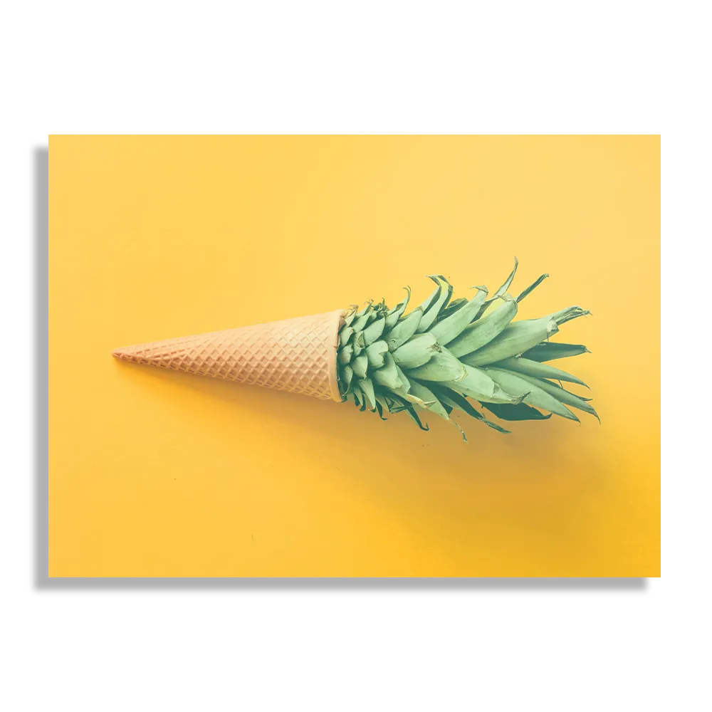 Schilderij Ijshoorn met Plant Rechthoek Horizontaal Template DB 50 70 Horizontaal Eten En Drinken 16 1