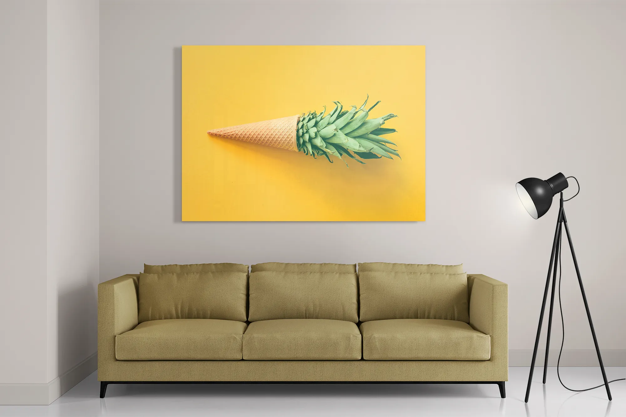 Schilderij Ijshoorn met Plant Rechthoek Horizontaal Template DB 50 70 Horizontaal Eten En Drinken 16 2