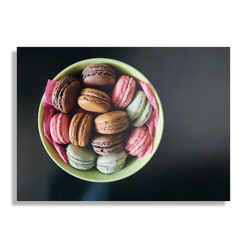 Schilderij Macarons 01 Rechthoek Horizontaal Template DB 50 70 Horizontaal Eten En Drinken 18 1
