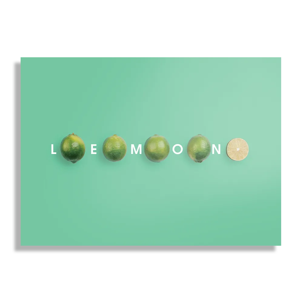 Schilderij Lemon Groen Rechthoek Horizontaal Template DB 50 70 Horizontaal Eten En Drinken 2 1