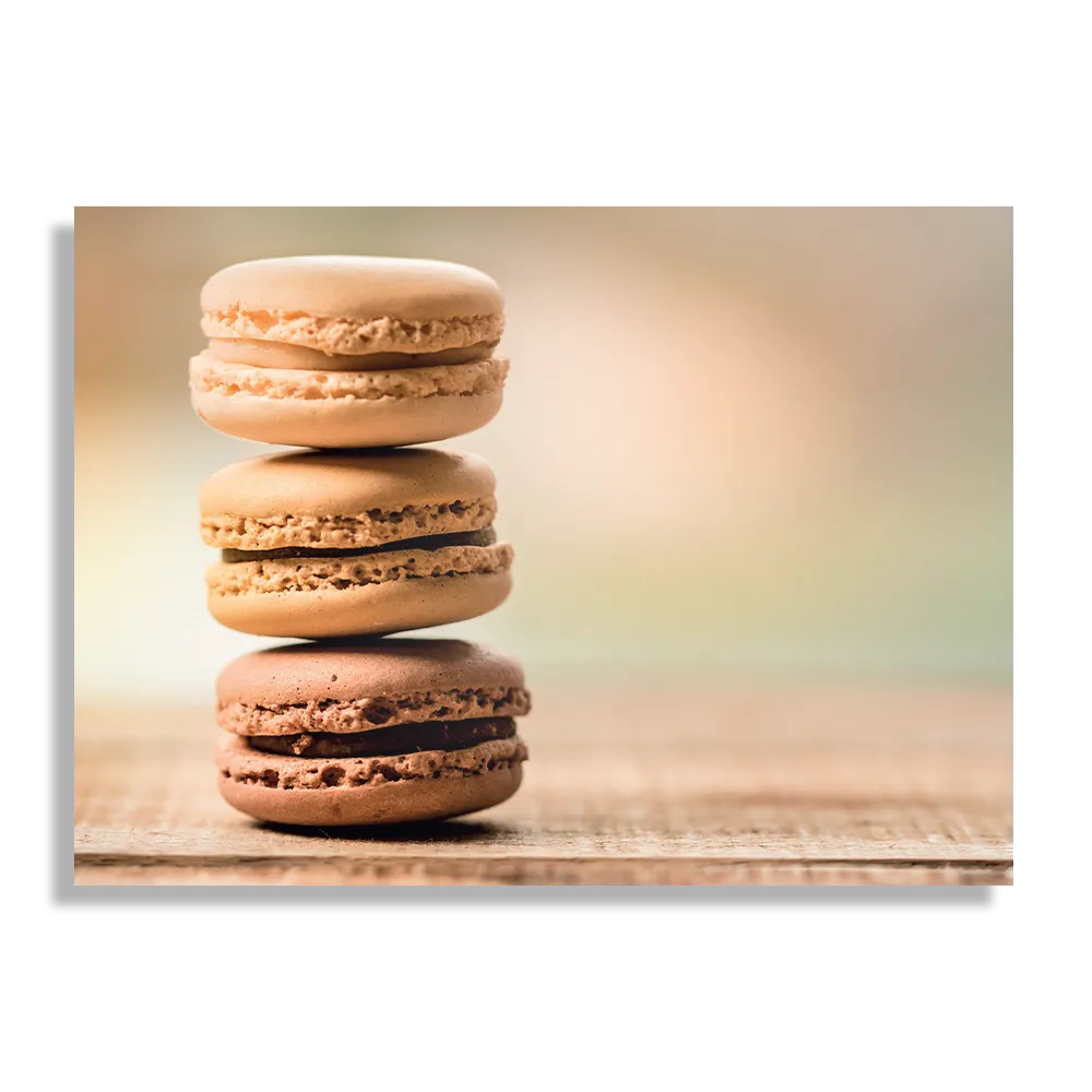 Schilderij Macarons Beige Tinten 02 Rechthoek Horizontaal Template DB 50 70 Horizontaal Eten En Drinken 31 1
