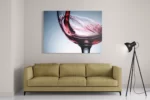 Schilderij Glas Rode wijn 01 Rechthoek Horizontaal Template DB 50 70 Horizontaal Eten En Drinken 36 2
