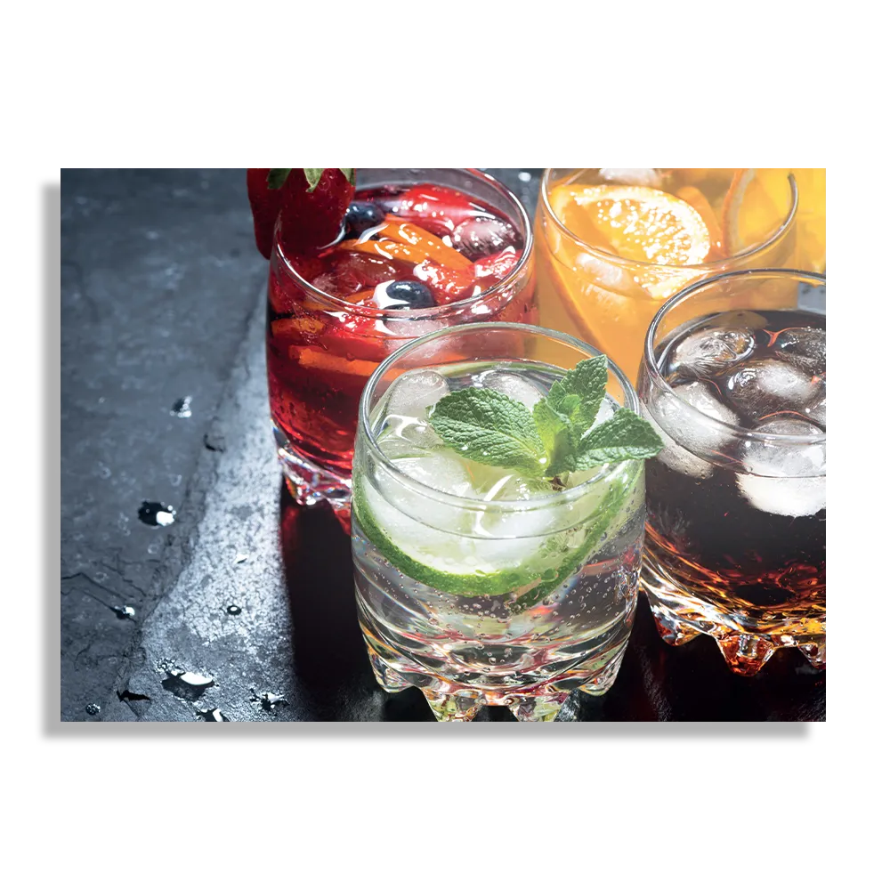 Schilderij Cocktails Rechthoek Horizontaal Template DB 50 70 Horizontaal Eten En Drinken 37 1