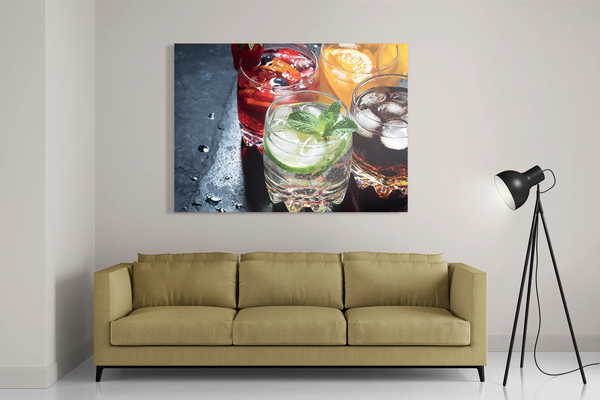 Schilderij Cocktails Rechthoek Horizontaal Template DB 50 70 Horizontaal Eten En Drinken 37 2