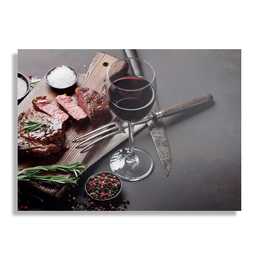 Schilderij Beef met Rode Wijn Rechthoek Horizontaal Template DB 50 70 Horizontaal Eten En Drinken 47 1