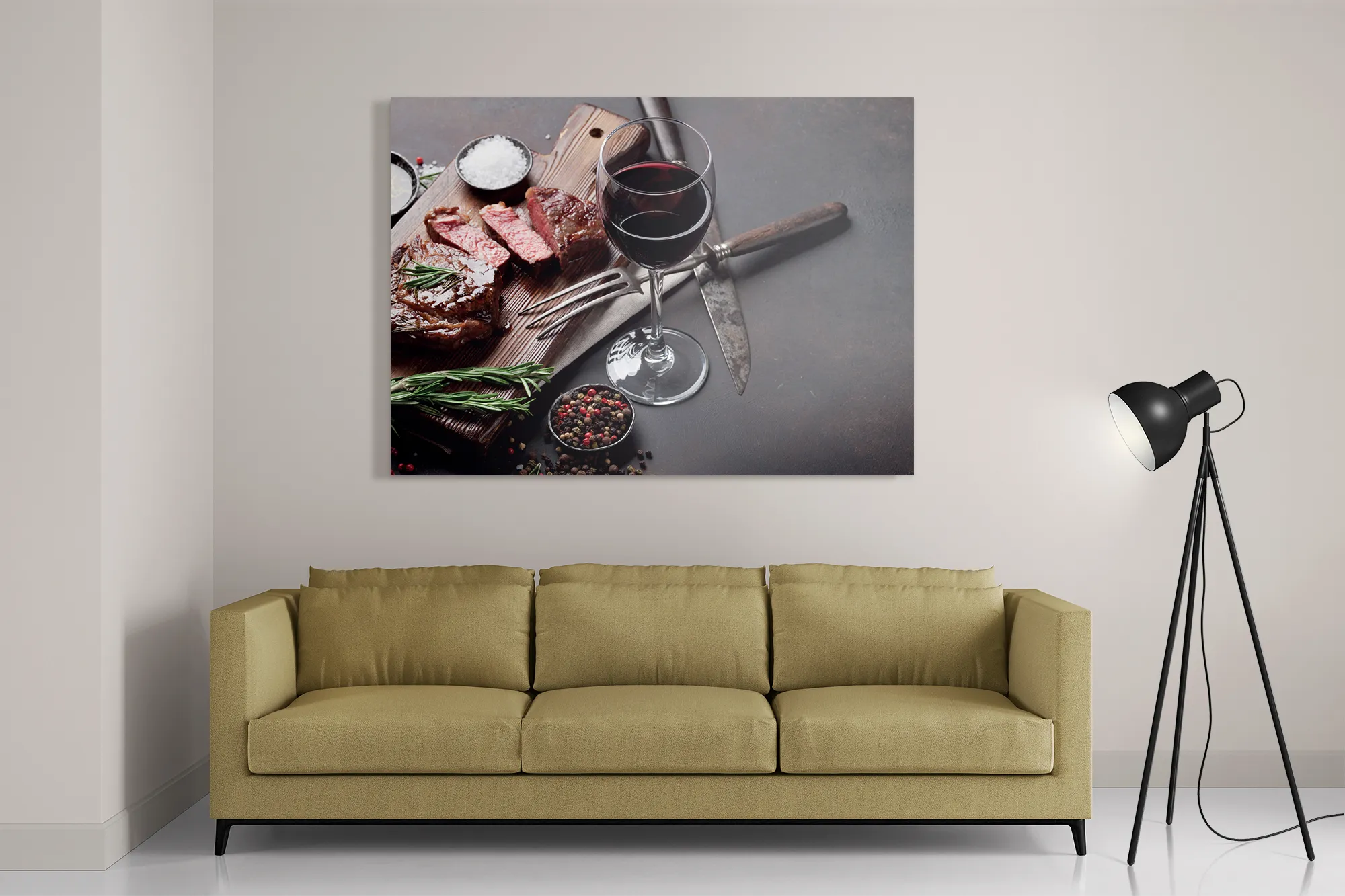 Schilderij Beef met Rode Wijn Rechthoek Horizontaal Template DB 50 70 Horizontaal Eten En Drinken 47 2