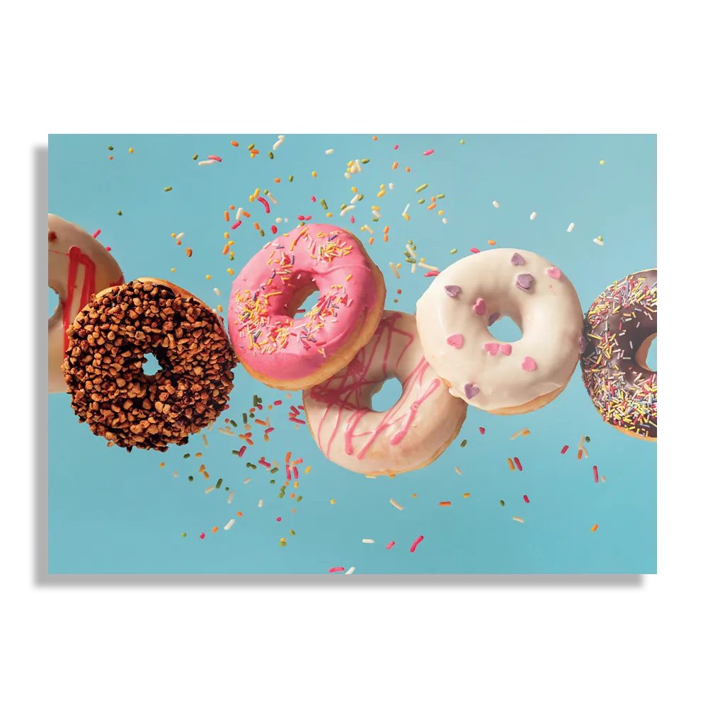 Schilderij Donuts Rechthoek Horizontaal Template DB 50 70 Horizontaal Eten En Drinken 48 1