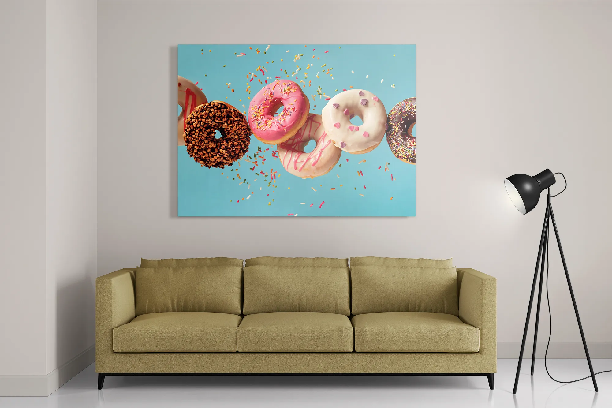 Schilderij Donuts Rechthoek Horizontaal Template DB 50 70 Horizontaal Eten En Drinken 48 2