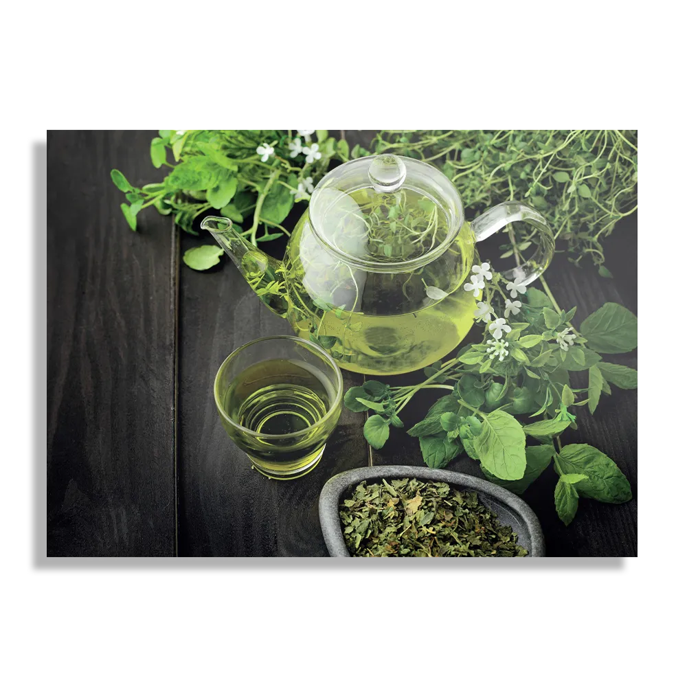 Schilderij Mint Thee Rechthoek Horizontaal Template DB 50 70 Horizontaal Eten En Drinken 49 1