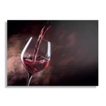 Schilderij Glas Rode wijn 02 Rechthoek Horizontaal Template DB 50 70 Horizontaal Eten En Drinken 51 1