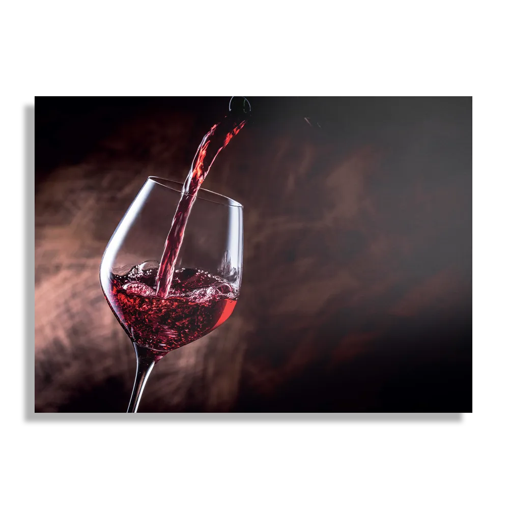 Schilderij Glas Rode wijn 02 Rechthoek Horizontaal Template DB 50 70 Horizontaal Eten En Drinken 51 1