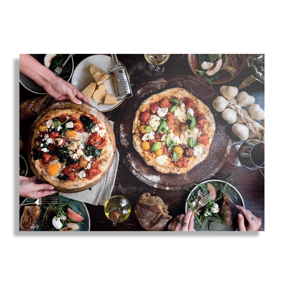 Schilderij Italiaans Restaurant Rechthoek Horizontaal Template DB 50 70 Horizontaal Eten En Drinken 60 1