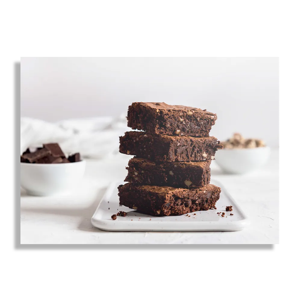 Schilderij Brownie Rechthoek Horizontaal Template DB 50 70 Horizontaal Eten En Drinken 62 1