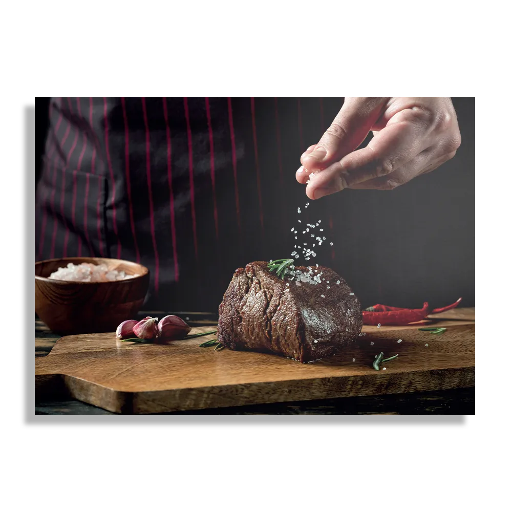 Schilderij Home Made Beef Rechthoek Horizontaal Template DB 50 70 Horizontaal Eten En Drinken 66 1