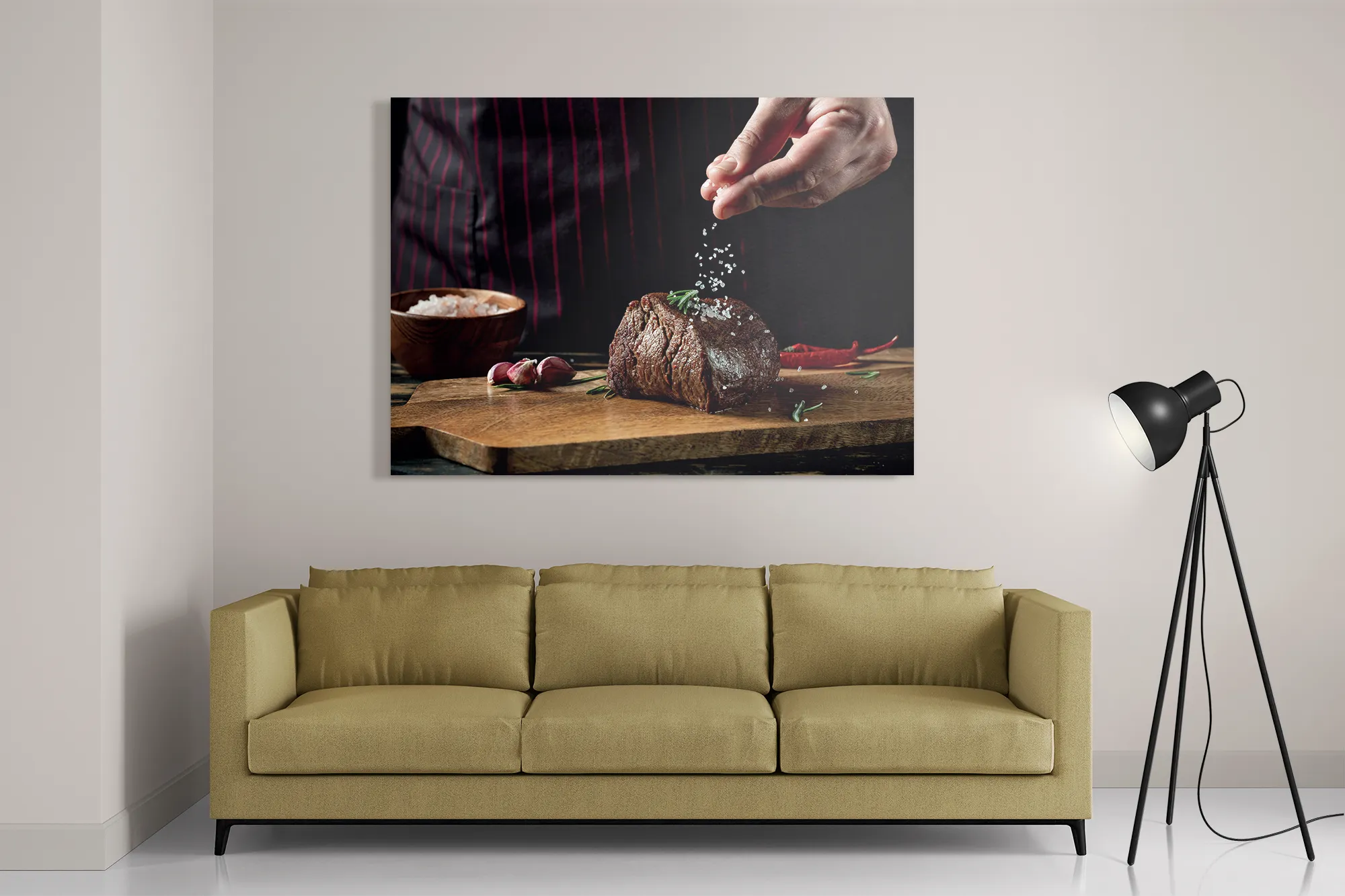 Schilderij Home Made Beef Rechthoek Horizontaal Template DB 50 70 Horizontaal Eten En Drinken 66 2