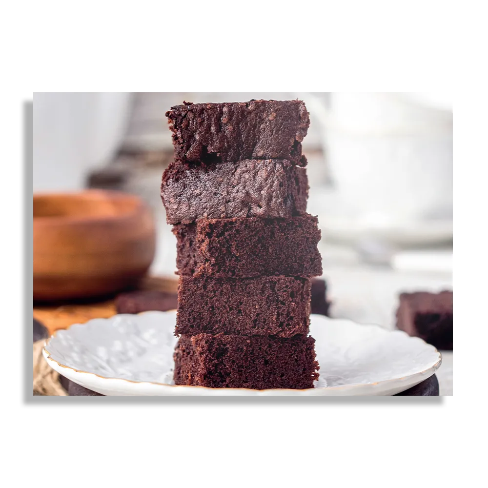 Schilderij Brownies Rechthoek Horizontaal Template DB 50 70 Horizontaal Eten En Drinken 69 1