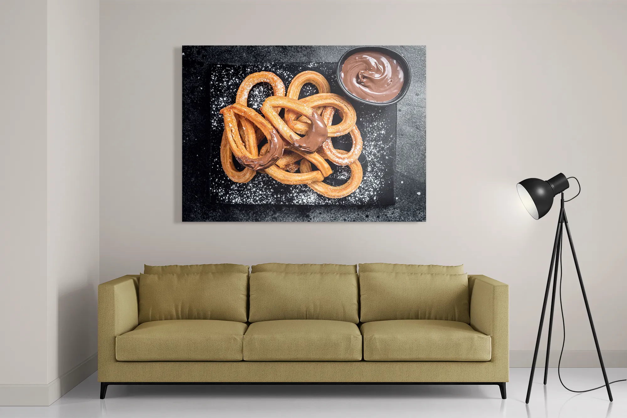 Schilderij Churros Rechthoek Horizontaal Template DB 50 70 Horizontaal Eten En Drinken 76 2