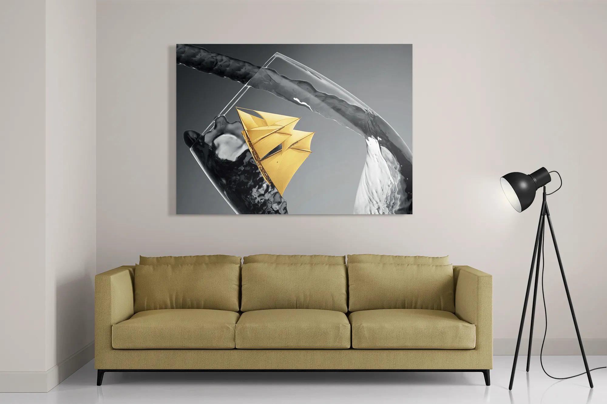 Schilderij Sailing Wine 03 Rechthoek Horizontaal Template DB 50 70 Horizontaal Eten En Drinken 82 2