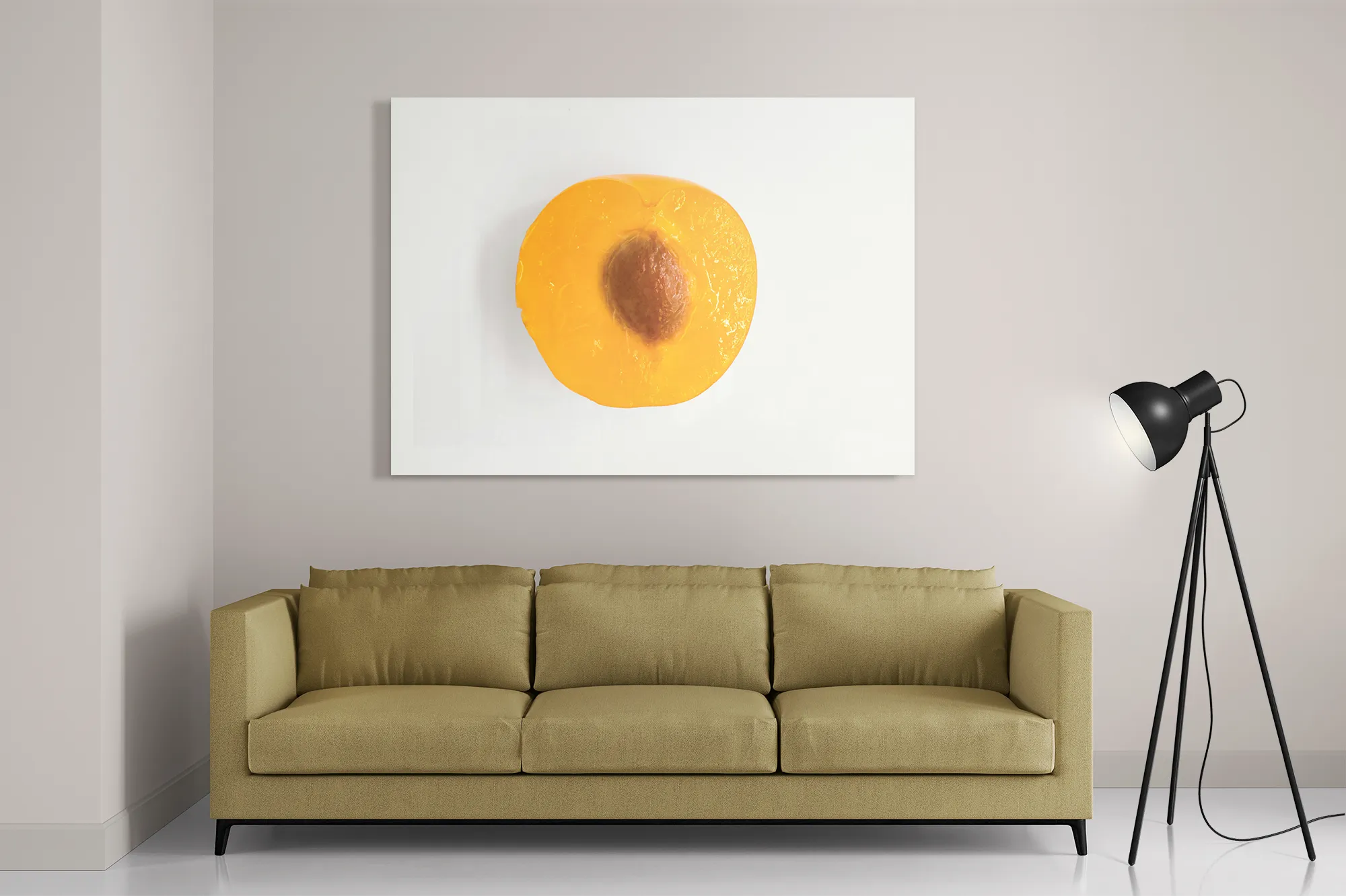 Schilderij Plum Pruim Oranje Rechthoek Horizontaal Template DB 50 70 Horizontaal Eten En Drinken 9 2