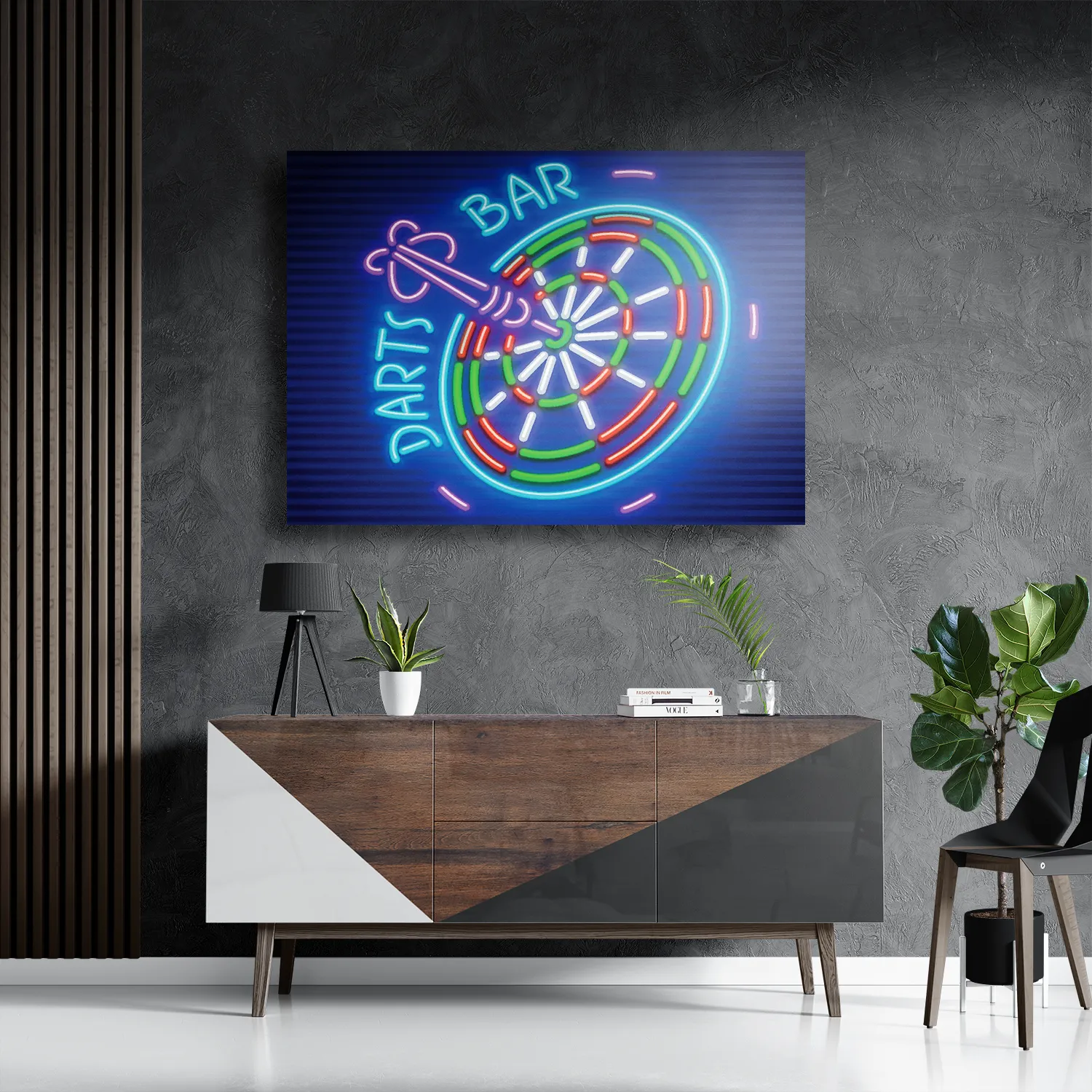 Schilderij Darts Bar Rechthoek Horizontaal Template DB 50 70 Horizontaal Gaming En Spel 12 3