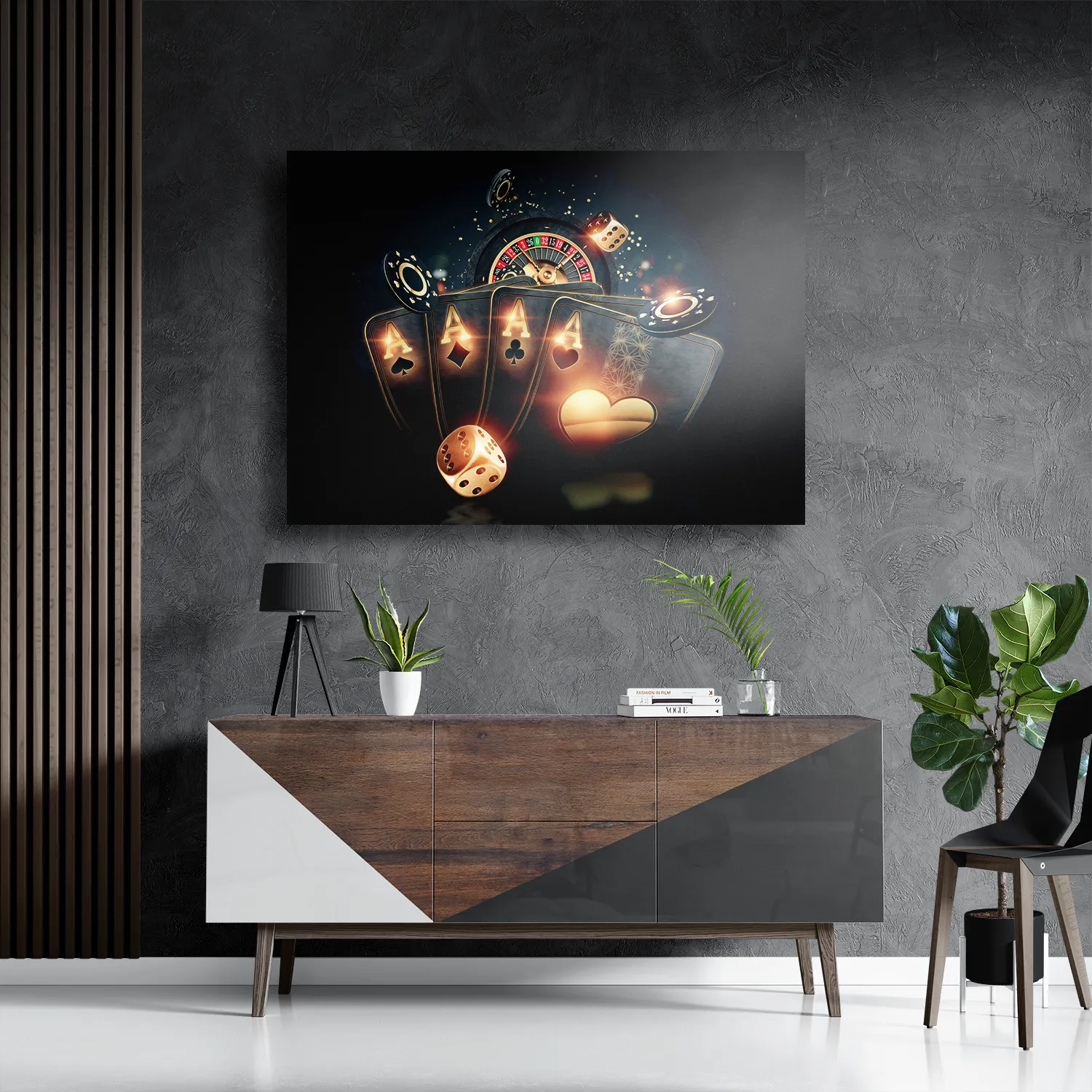 Schilderij The Ace Rechthoek Horizontaal Template DB 50 70 Horizontaal Gaming En Spel 15 3