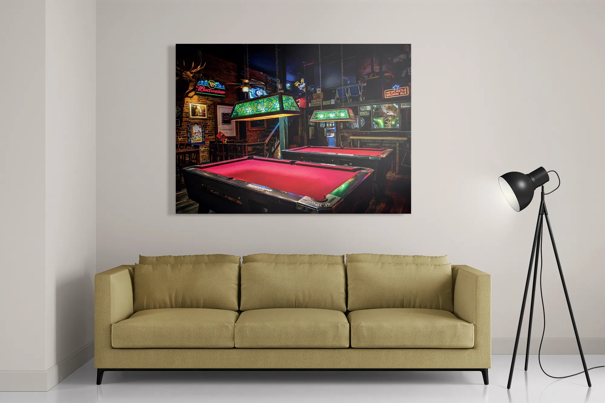 Schilderij Biljarttafels Rechthoek Horizontaal Template DB 50 70 Horizontaal Gaming En Spel 9 2