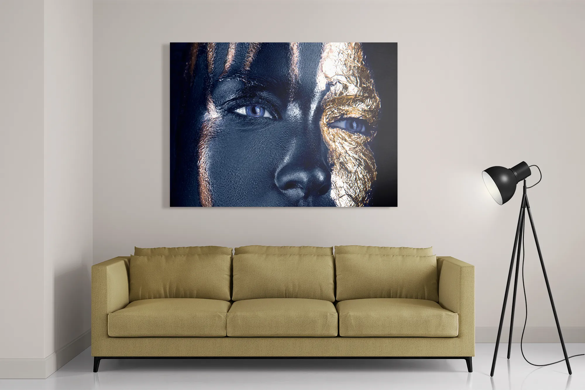 Schilderij Golden Whoman 05 Rechthoek Horizontaal Template DB 50 70 Horizontaal Lifestyle 16 2