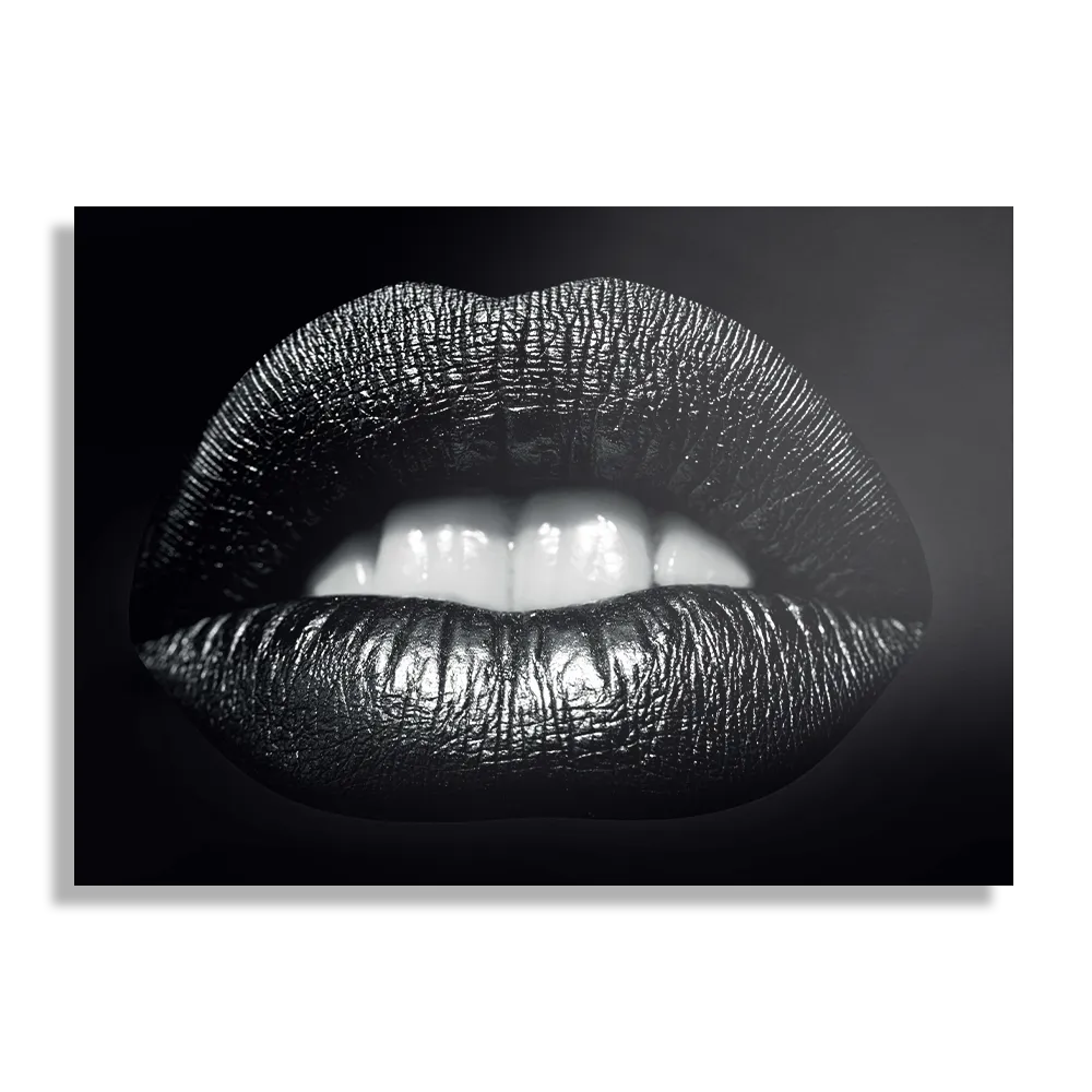 Schilderij Silver Lips Rechthoek Horizontaal Template DB 50 70 Horizontaal Lifestyle 4 1